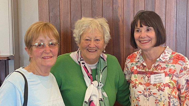 Barbara Pederick, and Ros Booth (O'Dea and Leonie Sprigg (Rinaldi)