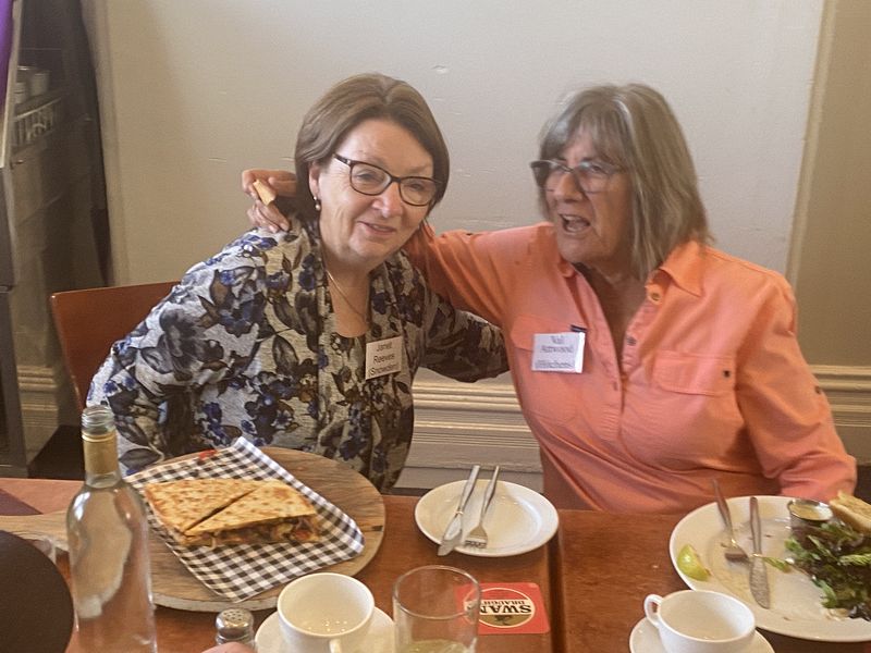 Janet Reeves (Snowden and Val Hitchens (Attwood)