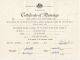Gary & Graces marrage Certificate