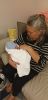 Corina & her first granddaughter
